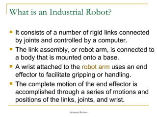 Industrial Robots | PPT