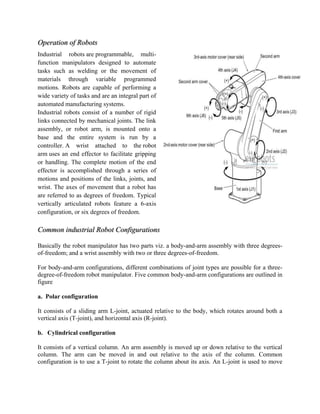 Industrial robots | PDF | Robotics | Technology & Computing