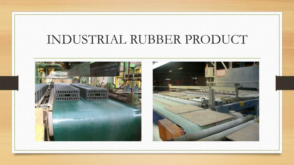 Industrial rubber product