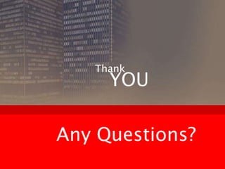 Thank

YOU

Any Questions?

 