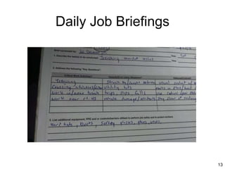 13
Daily Job Briefings
 