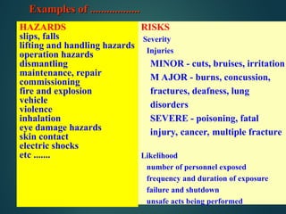 Engineering Safety Risks Industrial Safety presentation for Engineering | PPT