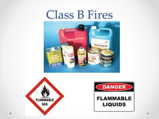 Class B Fires
 