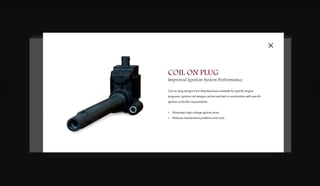 DOWNLOADSBROCHURES PRESENTATIONS SPEC SHEETSCASE STUDIES
GAS ENGINE
COMPONENTS
COMMERCIAL
VEHICLE SYSTEMS
DIGITAL CONTROLS
& SOFTWARE
S M A L L E N G I N E
POWER
GENERATION
SYSTEMS
SMALL DIESEL
SYSTEMS
DIESEL ENGINE
COMPONENTS
PROPORTIONAL FLOW AREA
VALVE
FUEL METERING VALVE
(FMV)
LIGHT-DUTY
DERIVATIVE
HEAVY DUTY SMART
COIL ON PLUG
Gas Engine Components
Woodward gas engine components easily integrate with other controls to
provide total engine equipment control that meets user requirements for
efficiency, emissions, performance, and reliability.
LIGHT-DUTY DERIVATIVE
Visteon Throttle
• Lower cost option for intermittent use or some continuous applications
• Available in 32mm, 45mm, 55mm, 60mm, and 68mm bore sizes
• 30% longer life compared to other automotive style throttles
FUEL METERING VALVE (FMV)
• Single-point metering
• On-engine mount
• Bosch or ServoJet CNG/LNG injectors depending on application
• 8 or 12 injectors depending on engine power
• Integrated positive fuel shutoff
• Integrated gas pressure and temperature sensors
PROPORTIONAL FLOW
AREA VALVE
The PFAV is a fuel metering valve that eliminates fuel system injectors and is far more
tolerant to fuel contamination than traditional gas fuel injectors. The PFAV incorporates
the fuel metering valve, pressure regulator, and a gas shut-off valve into one assembly.
Unlike injectors that need replacing after several years, the PFAV has a projected life of two
million km.
COIL ON PLUG
Improved Ignition System Performance
Coil-on-plug designs from Woodward are available for specific engine
programs. Ignition coil designs can be matched in combination with specific
ignition controller requirements
• Eliminates high-voltage ignition wires
• Reduces maintenance problems and costs
 