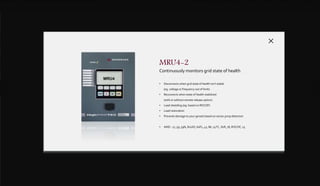 DOWNLOADSBROCHURES PRESENTATIONS SPEC SHEETSCASE STUDIES
GENSET
CONTROLS
SYNCHRONIZATION
&
LOADSHARE
CONTROL
AUTOMATIC
TRANSFER SWITCH
CONTROL
PROTECTION
RELAY CONTROLS
POWER
MANAGEMENT
SOLUTIONS
P O W E R M A N A G E M E N T
MRA4-2
Directional Overcurrent Protection Relay
including Interconnection/Intertie Package
MRI4-2
Overcurrent and Earth Fault
Protection
MRU4-2
Voltage and Frequency
Protection
HIGHPROTEC-2 FEATURE LIST
MCA4-2
Directional Overcurrent Protection Relay
including Interconnection/Intertie Package
HIGHPROTEC-2 SERIES
Mains Decoupling / Interconnection / Directional Feeder Protection
MCA4-2
Directional feeder protection for industrial and utility
distribution networks.
• Integrated interconnection / grid code package.
• Large control capacity for switchgear
• Very large protection package
• ANSI: 50, 51, 67, 51C, 51V, 50N, 51N, 67N, 46, 49, 27, 59, 59N, 81U/O, 60FL, 79,
86, 50BF, 74TC , 81R, 78, 47, 60FL, 60L, 32F, 25, 37F, 32Q, 37Q, 37QR, 32S, 37S,
37R, 55, 51C, LVRT , Q->V, UFLS
MRA4-2
For industrial and utility directional feeder
applications.
Very large protection package
• Reclosing
• load shedding
• load restoration
• demand management
• monitoring functions
• ANSI: 50, 51, 67, 51C, 51V, 50N, 51N, 67N, 46, 49, 27, 59, 59N, 81U/O, 60FL, 79,
86, 50BF, 74TC , 81R, 78, 47, 60FL, 60L, 32F, 25, 37F, 32Q, 37Q, 37QR, 32S, 37S,
37R, 55, 51C, LVRT , Q->V, UFLS
MRI4-2
Overcurrent and earth fault relay.
The relay is used for incoming and outgoing feeder applications and recloser can
also be used as backup protection for differential protection systems.
• ANSI: 50, 51, 50N, 51N, 46, 49, 60L, 79, 86, 50BF, 74TC
MRU4-2
For voltage and frequency protection in industrial
and utility distribution systems.
• Supervise voltage and frequency fluctuations
• Monitoring
• Load shedding
• Load restoration
• ANSI : 27, 59, 59N, 81U/O, 60FL, 47, 86, 74TC , 81R, 78, ROCOF, 25
MRU4-2
Continuously monitors grid state of health
• Disconnects when grid state of health isn’t stable
(eg. voltage or frequency out of limits
• Reconnects when state of health stabilized
(with or without remote release option)
• Load shedding (eg. based on ROCOF)
• Load restoration
• Prevents damage to your genset based on vector jump detection
• ANSI : 27, 59, 59N, 81U/O, 60FL, 47, 86, 74TC , 81R, 78, ROCOF, 25
 