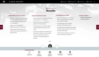 DOWNLOADSBROCHURES PRESENTATIONS SPEC SHEETSCASE STUDIESL A R G E E N G I N E
SYSTEM
INTEGRATION
DIGITAL
CONTROLS
& SOFTWARE
AIR / FUEL /
EXHAUST
DELIVERY
MECHANICAL
GOVERNORS
COMBUSTION /
IGNITION
NAVIGATE BY FUEL TYPE
WIDE RANGE OF APPLICATIONS
- Gas and dual-fuel operation ranks as one of
the most innovative technologies for a more
flexible, more efficient and lower-emission
use of large engines.
- Applications can be operated with
inexpensive gas as well as with liquid fuel.
- Injection systems with the unique multi-
needle nozzles are a key prerequisite for the
dual-fuel process.
Benefits
DIESEL APPLICATION
RELIABLE & ROBUST PARTS
- The same design base for all common-rail pumps
from high-speed to 2-stroke engines
- Modular design allows simple adaptation
to specific customer applications
- One complete system – one solution. With all
components perfectly matched for optimal
control.
- Leading engine manufacturers worldwide place
their trust in our expertise. The result: reduced
exhaust and noise emissions, lower fuel
consumption, outstanding reliability and
durability.
CUSTOMIZED SOLUTIONS
- Our goal is to set new standards – again and
again – in terms of quality, durability, fuel
consumption and emissions.
- Close collaboration with our customers
throughout the development process.
- Are collabotation process allows for less program
changes and quicker development time, allowing
you to get to market faster.
- Customized solutions enable our customers to
secure and expand their technologies.
GLOBAL SUPPORT
- Network of distribution and
engineering partners
 