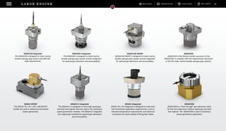 DOWNLOADSBROCHURES PRESENTATIONS SPEC SHEETSCASE STUDIESL A R G E E N G I N E
DIGITAL
CONTROLS
& SOFTWARE
AIR / FUEL /
EXHAUST
DELIVERY
MECHANICAL
GOVERNORS
COMBUSTION /
IGNITION
SYSTEM
INTEGRATION
The SOGAV valve is designed to be used as the valve portion of an overall gaseous
fuel admission system delivering precise gas mass flow metering per cylinder. This
enables gas engines and dual-fuel engines to operate more efficiently while reducing
emissions.
SOGAV SERIES
Solenoid-Operated Gas
Admission Valves.
MODELS
SOGAV OFFSET
The SOGAV 36 | 43 | 105 | 200 OFFSET
models are used in stationary land based
power generation.
SOGAV18 Integrated
The SOGAV18 is designed to meet marine
double wall gas pipe system and IMO IGF-
code requirements.
SOGAV65 Integrated
The SOGAV65 is designed to meet marine
double wall gas pipe system and be integrated
for optimal gas admission and serviceability.
SOGAV105 INSERT
SOGAV105 INSERT is designed to meet marine
double wall gas pipe system and be integrated
for optimal gas admission and serviceability.
.
SOGAV235
SOGAV235 is the Marine market successor of the
SOGAV250. It complies with the requirements laid down
in the IGF-code. marine double wall gas pipe systems.
SOGAV11 Integrated
The SOGAV11 is designed to meet high speed gas
and dual fuel engines that are used in the stationary
power generation markets. The SOGAV11 integrates
into engine gas manifold for optimal gas admission
and serviceability.
SOGAV250
SOGAV250 is a “flow through” gas admission valve
for the very large bore medium speed gas and dual
fuel engines. The SOGAV250 is used in stationary
power generation application
SOGAV Integrated
SOGAV 36 | 65 Integrated is designed to meet dual
fuel locomotive application requirements, such as
elevated temperature requirements and electrical
connection by studs instead of flying lead cables
 