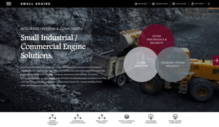 DOWNLOADSBROCHURES PRESENTATIONS SPEC SHEETSCASE STUDIES
GAS ENGINE
COMPONENTS
COMMERCIAL
VEHICLE SYSTEMS
DIGITAL CONTROLS
& SOFTWARE
S M A L L E N G I N E
POWER
GENERATION
SYSTEMS
SMALL DIESEL
SYSTEMS
DIESEL ENGINE
COMPONENTS
Woodward offers completely integrated control systems as well as individual control component
technologies that integrate easily with other controls to provide total engine equipment control that
meets user requirements for efficiency, emissions, performance, and reliability. Our control
technologies have been proven in a wide range of mobile and stationary engine equipment, including
natural gas buses and trucks, construction and agricultural equipment, material handling, electric
power generation, pumping, and welding applications.
INTEGRATED SYSTEMS & COMPONENTS
Small Industrial /
Commercial Engine
Solutions.
BETTER
PERFORMANCE &
RELIABLITY
LOWER
EMISSIONS
INCREASED SYSTEM
EFFICIENCY
 