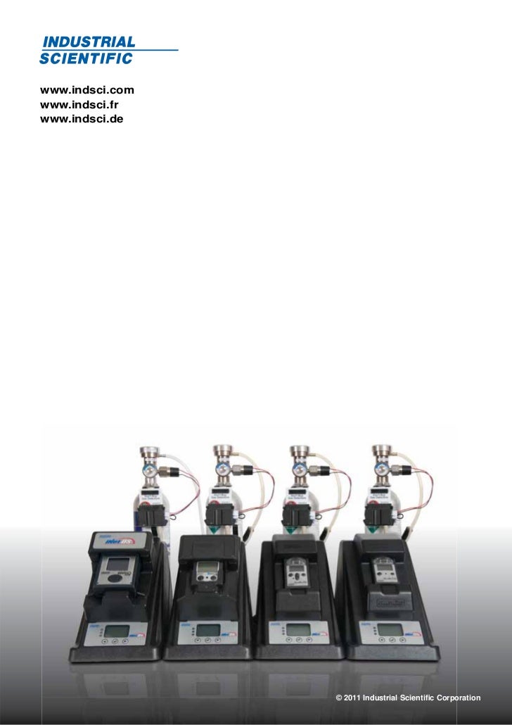 Industrial Scientific Corp. (Isc) 2011 Catalogue