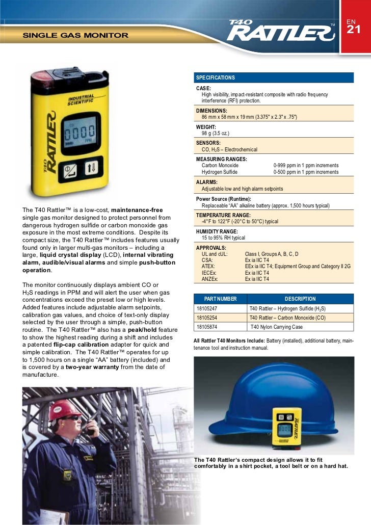 Industrial Scientific Corp. (Isc) 2011 Catalogue