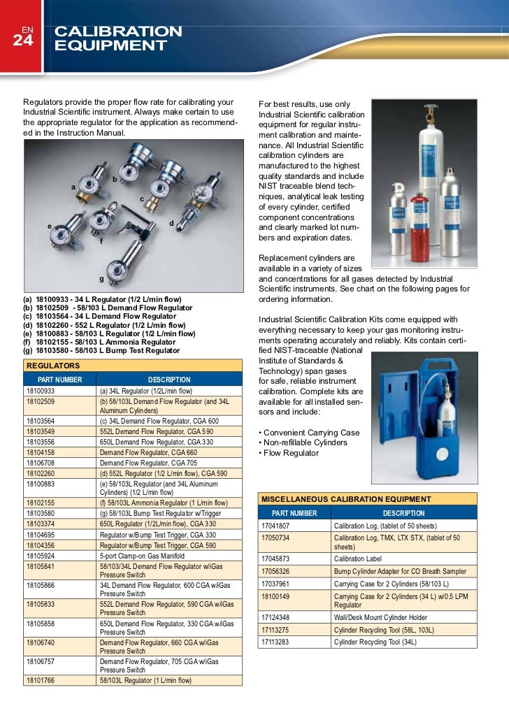 Industrial Scientific Corp. (Isc) 2011 Catalogue