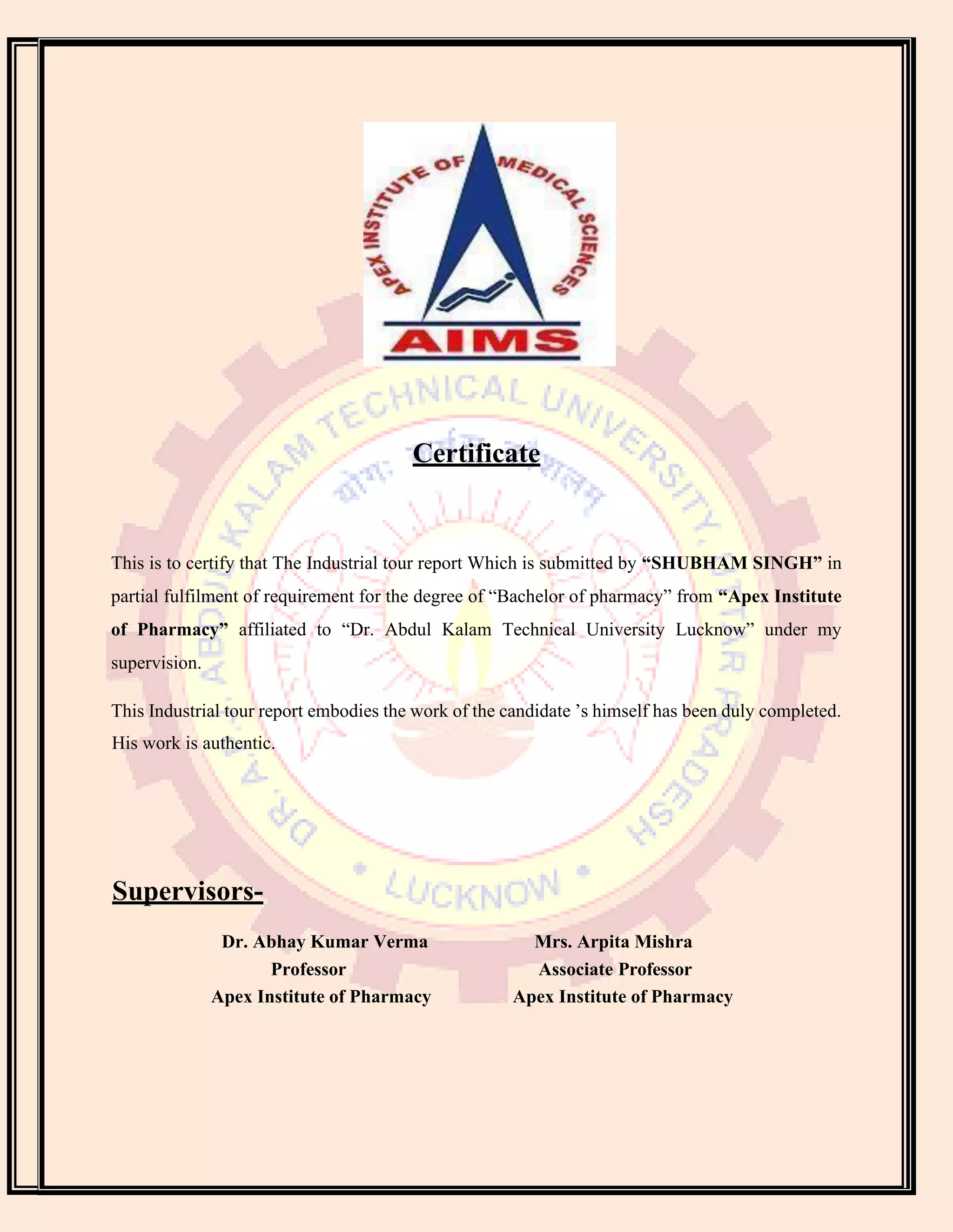 industrial training report | PDF