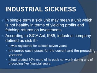 industrial sickness