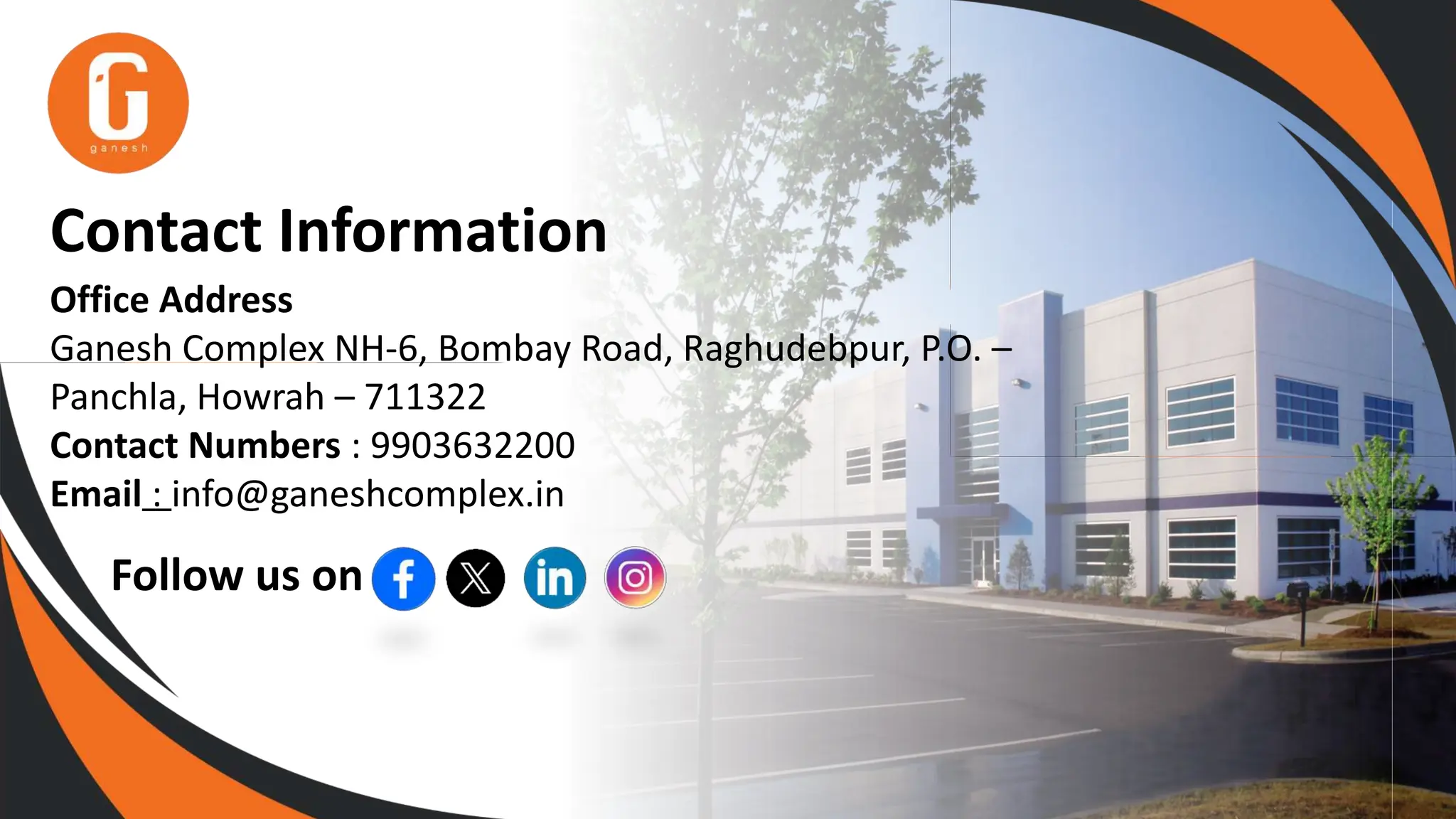 Industrial Space Solutions in Kolkata - Ganesh Complex | PPTX