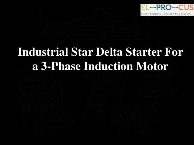 Industrial Star Delta Starter For A 3