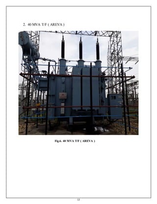 12
2. 40 MVA T/F ( AREVA )
Fig.6. 40 MVA T/F ( AREVA )
 