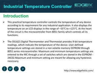 Applications of temperature controller discount
