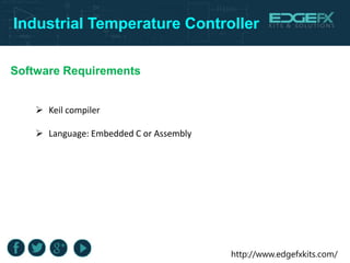 Industrial Temperature Controller using Microcontroller | PPTX