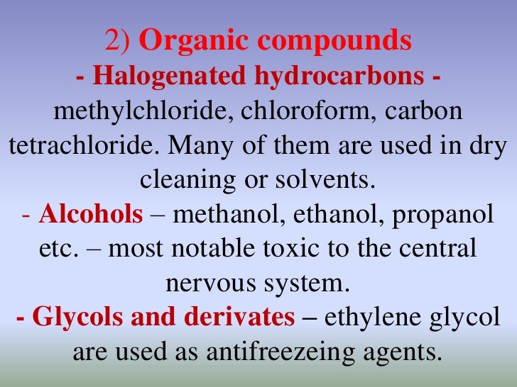 Industrial toxicology