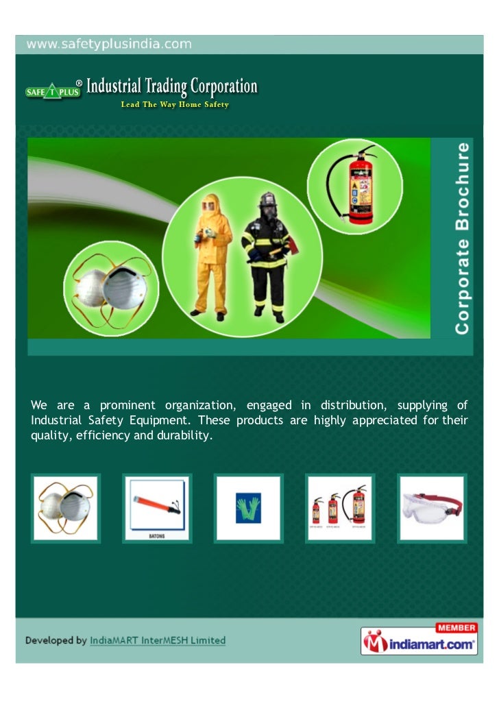 Industrial Trading Corporation, Indore, Safety Equipments