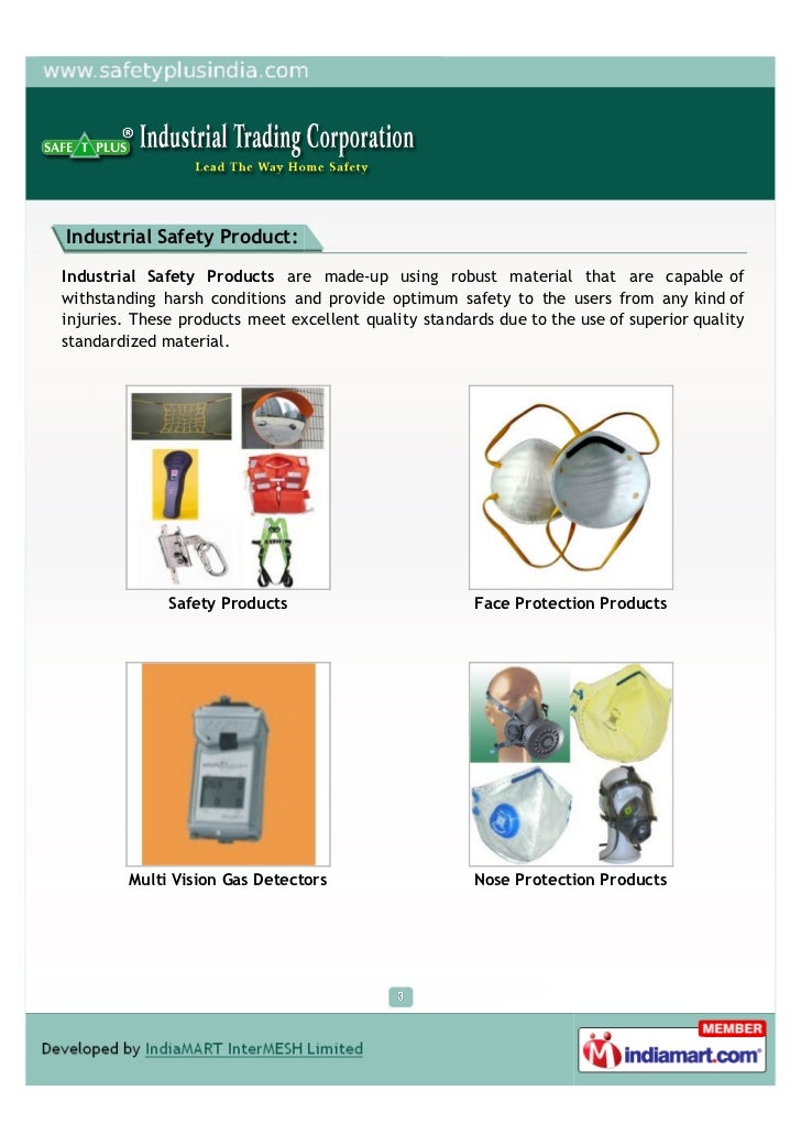 Industrial Trading Corporation, Indore, Safety Equipments