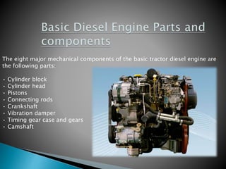 How A Tractor Engine Works Industrial training | PPTX
