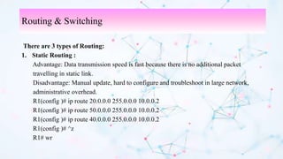 Fast Routing Technologies Industrial Training Presentaion(Networking) | PPTX