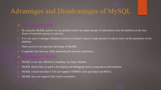 MySQL ppt | PPT