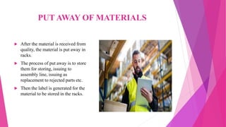 Materials Rejection Rack INDUSTRIAL TRAINING PHASE 1 PPT.pptx