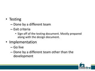 Industrial training project management session2 | PPTX