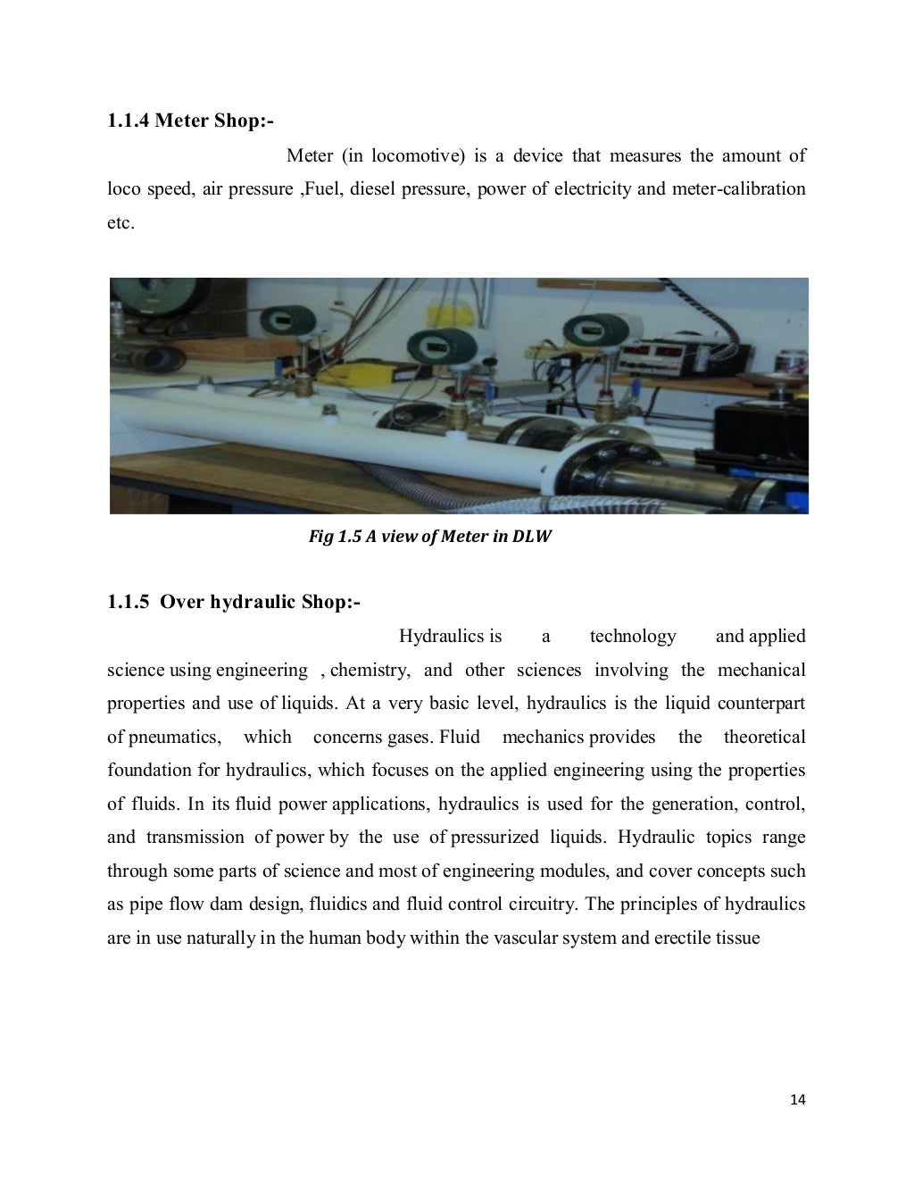 DLW Electrical Engineering industrial training Report
