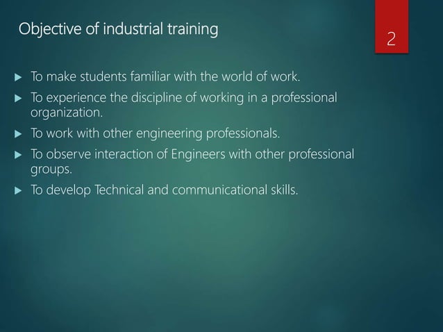 Industrial Training Report With Mechnaical Engineering Department