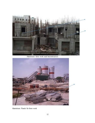 12
Aluminium form work used inconstruction
Aluminium Panels for form work
 