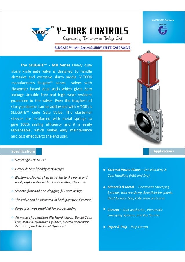 V Tork Controls, Coimbatore, Industrial Valves