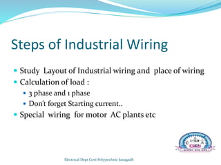 Industrial wiring | PPTX