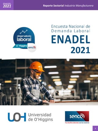Reporte Sectorial Industria Manufacturera
ENADEL
2021
1
2021
 