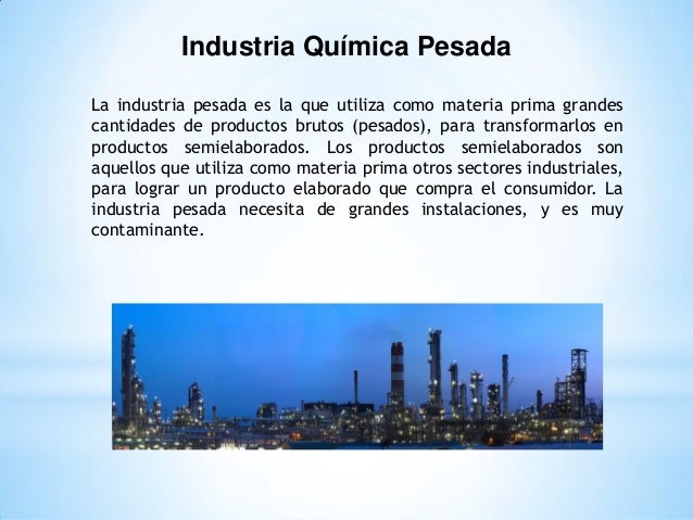 Industria química pesada