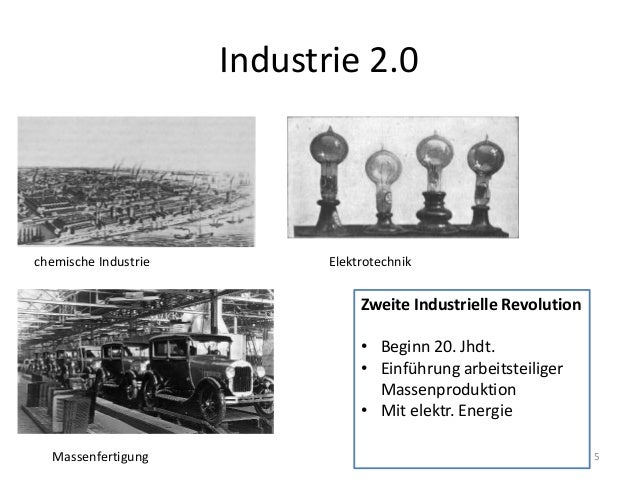 Die Zweite Industrielle Revolution Industrie 4.0