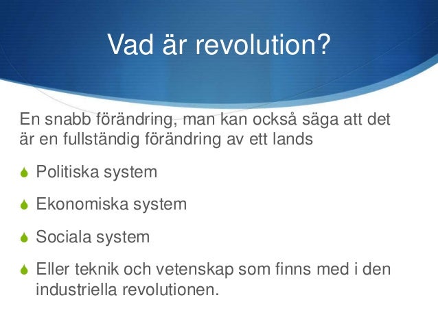Industriella revolutionen