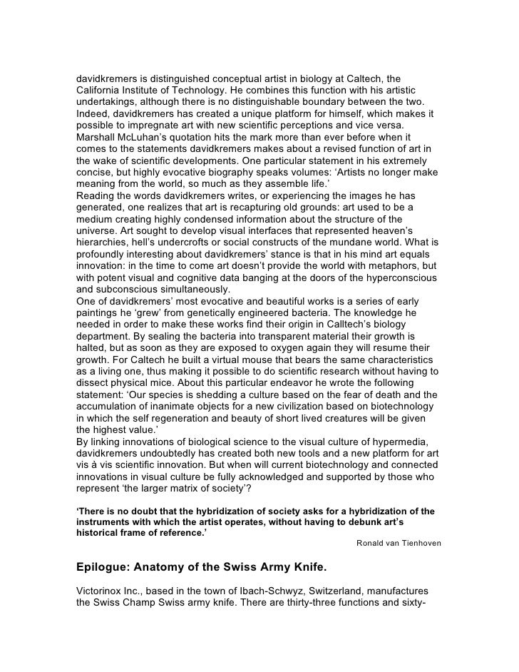 How to write an exhibition catalogue image