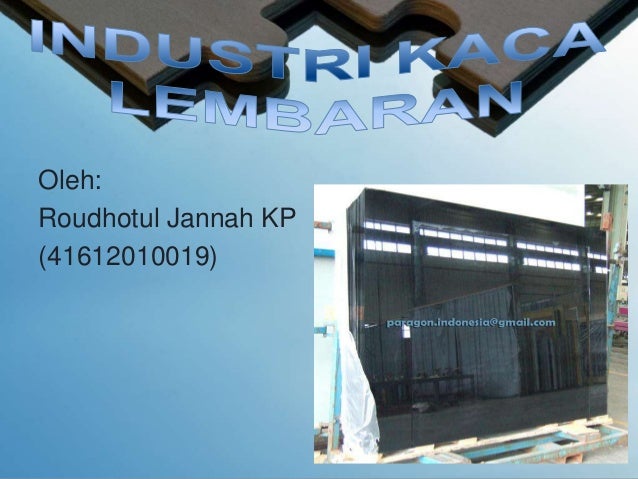 Industri kaca lembaran 