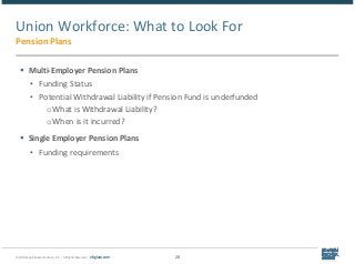 © 2018 Epstein Becker & Green, P.C. | All Rights Reserved. | ebglaw.com 28
 Multi-Employer Pension Plans
• Funding Status...