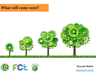 What will come next?
Meysam Maleki
maleki@fct.unl.pt
 