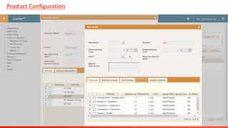 Product Configuration
 