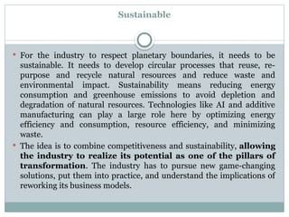 Consumption Reworking Industry 5.0 Power Point Presentation... | PPTX