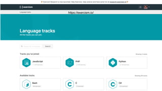 https://exercism.io/
 