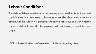 Labour Conditions Examples Industry analysis | PPTX