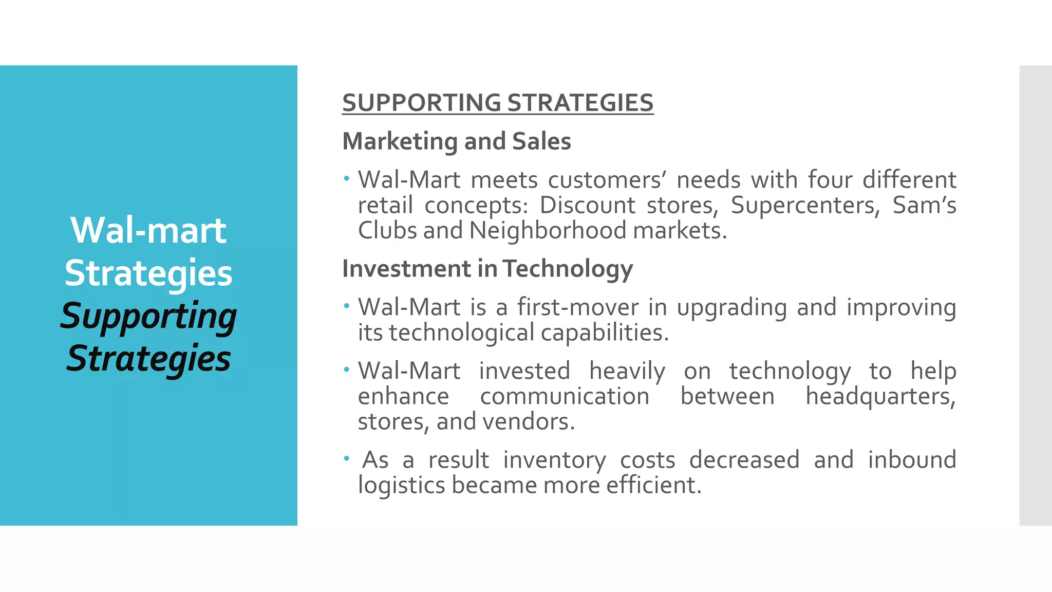 INDUSTRY ANALYSIS -RETAIL COMPANY-WALMART | PPTX