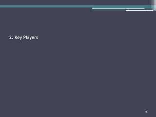2. Key Players




                 18
 
