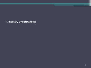 1. Industry Understanding




                            3
 